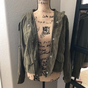 Brandy Melville Army Green Jacket